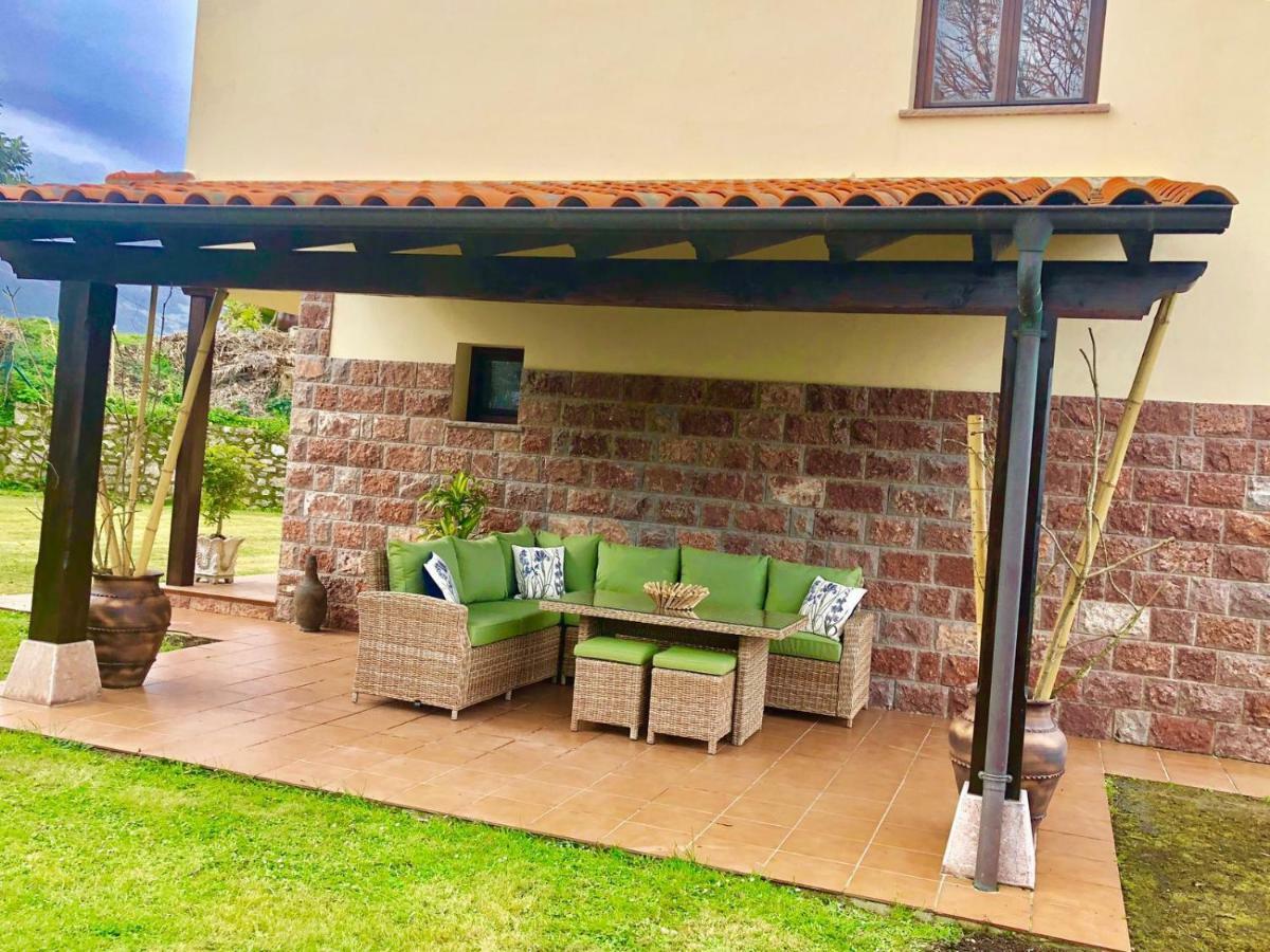 Casa Frente A Los Bufones De Pria Villa Llames de Pría Eksteriør billede