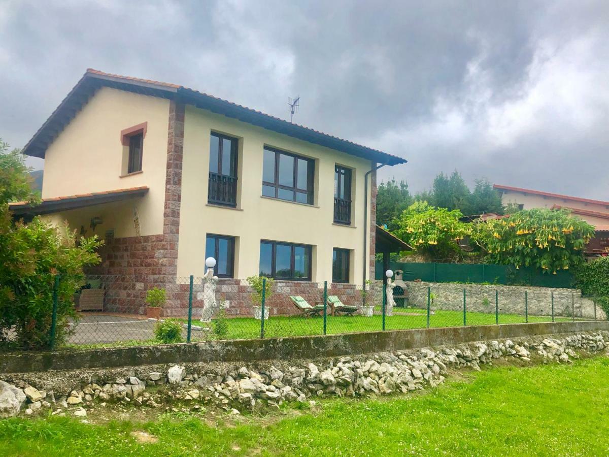 Casa Frente A Los Bufones De Pria Villa Llames de Pría Eksteriør billede