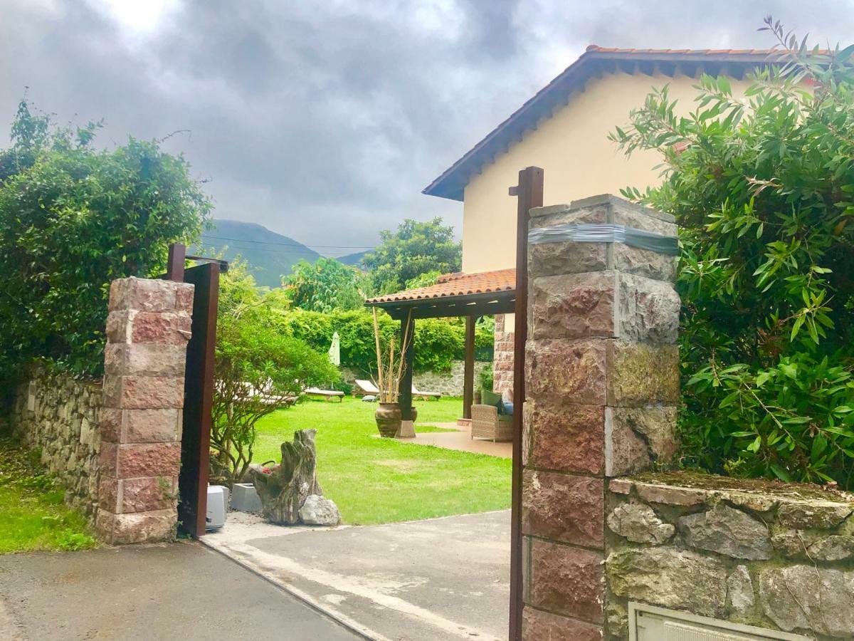 Casa Frente A Los Bufones De Pria Villa Llames de Pría Eksteriør billede