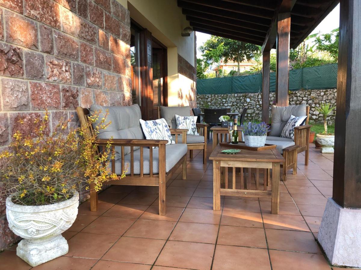 Casa Frente A Los Bufones De Pria Villa Llames de Pría Eksteriør billede